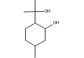 TRANS-2-(2-HYDROXYPROPAN-2-YL)-5-METHYLCYCLOHEXANOL structure, CAS 3564-98-5