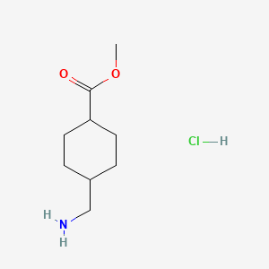 TRANS-4-AMINOMETHYLCYCLOHEXANECARBOXYLIC ACID METHYL ESTER HYDROCHLORIDE structure, CAS 29275-88-5