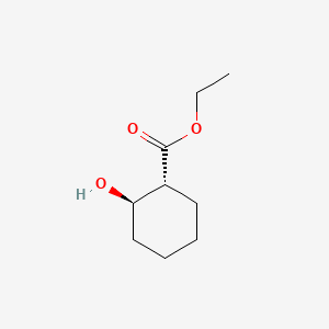 TRANS-ETHYL 2-HYDROXYCYCLOHEXANECARBOXYLATE structure, CAS 6125-55-9