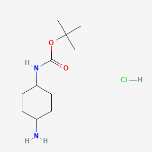 TRANS-N-BOC-1,4-CYCLOHEXANEDIAMINE HYDROCHLORIDE structure, CAS 946002-43-3