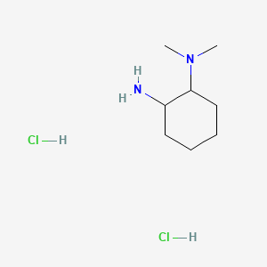 TRANS-N1,N1-DIMETHYLCYCLOHEXANE-1,2-DIAMINE DIHYDROCHLORIDE structure, CAS 1234860-01-5