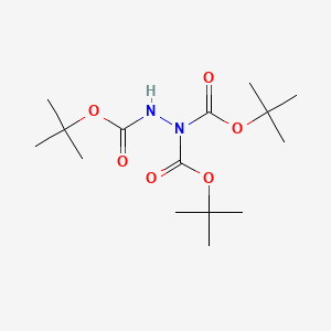 TRI-TERT-BUTYL HYDRAZINE-1,1,2-TRICARBOXYLATE structure, CAS 185456-26-2