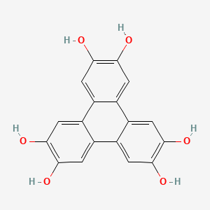 TRIPHENYLENE-2,3,6,7,10,11-HEXAOL structure, CAS 4877-80-9