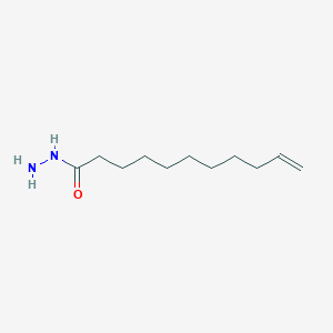 UNDEC-10-ENEHYDRAZIDE structure, CAS 5458-77-5