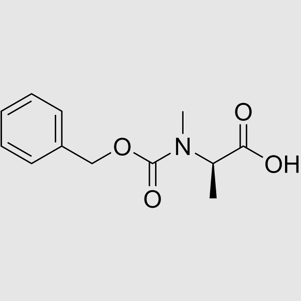 Z-D-MEALA-OH structure, CAS 68223-03-0