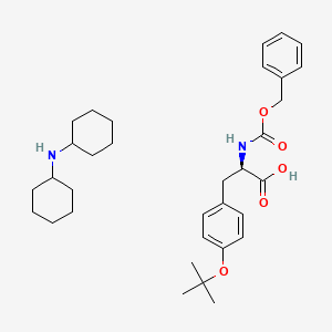 Z-D-TYR(TBU)-OH DCHA structure, CAS 198828-72-7