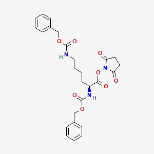 Z-LYS(Z)-OSU structure, CAS 2116-83-8