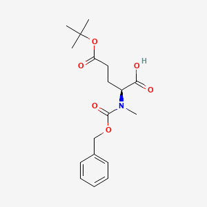 Z-N-ME-GLU(OTBU)-OH structure, CAS 42417-71-0
