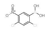 (2,4-DICHLORO-5-NITROPHENYL)BORONIC ACID structure, CAS 1072952-12-5