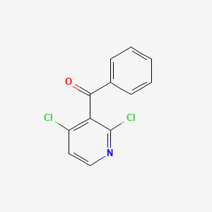 (2,4-DICHLOROPYRIDIN-3-YL)(PHENYL)METHANONE structure, CAS 134031-25-7