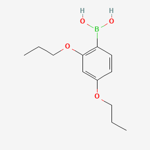 (2,4-DIPROPOXYPHENYL)BORONIC ACID structure, CAS 150145-25-8