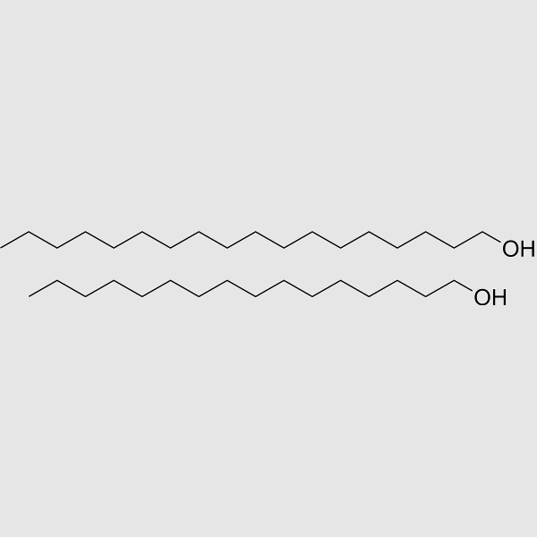 CETYLSTEARYL ALCOHOL structure, CAS 67762-27-0