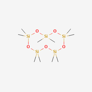 Cyclopentasiloxane structure, CAS 294-40-6