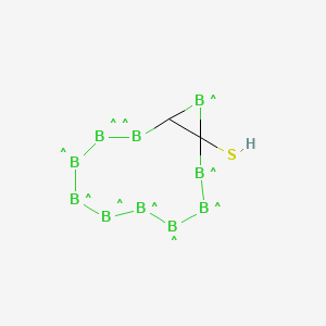 1-Mercapto-m-carborane structure, CAS 56310-80-6
