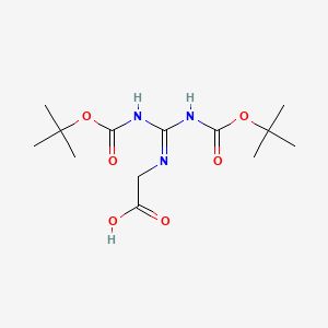 1 3-DI-BOC-2-(CARBOXYMETHYL)GUANIDINE structure, CAS 158478-76-3