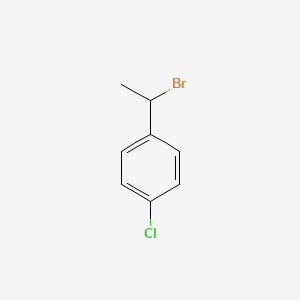 1-(1-bromoethyl)-4-chlorobenzene structure, CAS 14804-61-6