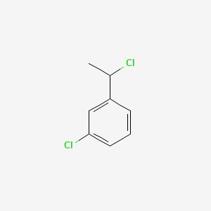 1-Chloro-3-(1-chloro-ethyl)-benzene structure, CAS 34887-78-0