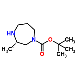 (S)-1-BOC-2-METHYL-[1,4]DIAZEPANE structure, CAS 194032-32-1
