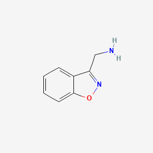 C-Benzo[d]isoxazol-3-yl-methylamine structure, CAS 155204-08-3
