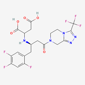 Sitagliptin FP Impurity A structure, CAS 2088771-60-0