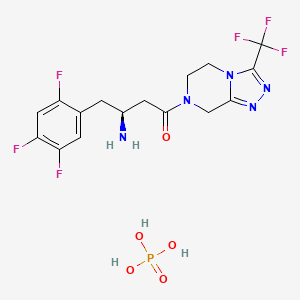(S)-Sitagliptin Phosphate structure, CAS 823817-58-9