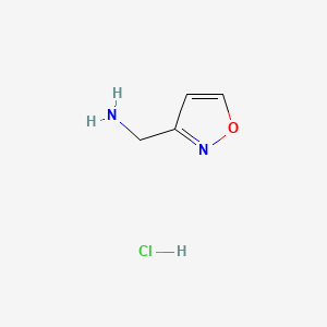 1,2-oxazol-3-ylMethanaMine hydrochloride structure, CAS 1187933-48-7