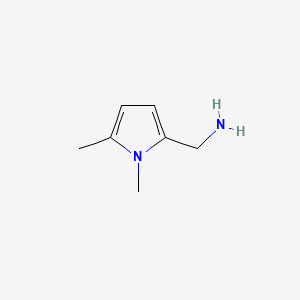 (1,5-DIMETHYL-1H-PYRROL-2-YL)METHYLAMINE structure, CAS 118799-24-9