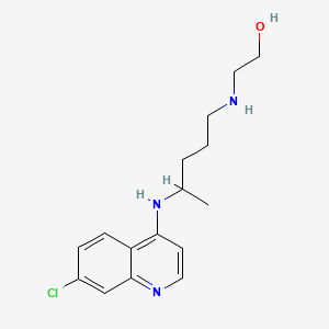 DESETHYL HYDROXY CHLOROQUINE structure, CAS 4298-15-1