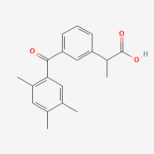 rac-2’,4’,5’-Trimethyl Ketoprofen structure, CAS 1797984-80-5