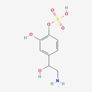 DL-Norepinephrine 4-Sulfate structure, CAS 35538-87-5