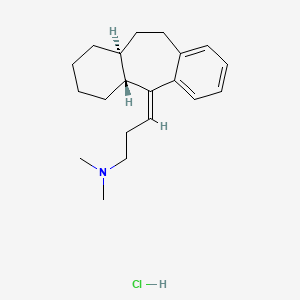 trans-1,2,3,4,4a,10,11,11a-Octahydro-N,N-dimethyl-5H-Dibenzo[a,d]cycloheptene-Δ5,γ-propylamine Hydrochloride structure, CAS 27867-02-3