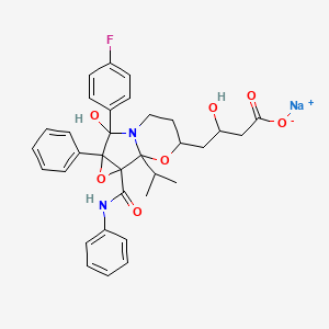Atorvastatin Cyclic Sodium Salt (Isopropyl) Impurity structure, CAS 1316291-19-6