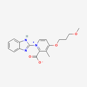 Rabeprazole Impurity 1 structure, CAS 1807988-36-8