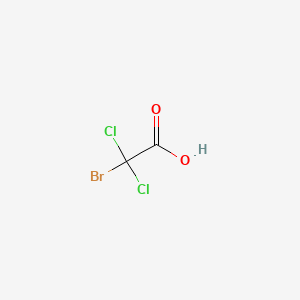 BROMODICHLOROACETIC ACID structure, CAS 71133-14-7