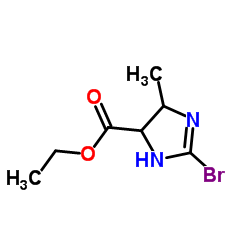 Ethyl 2-broMo-4-Methyl-4,5-dihydro-1H-iMidazole-5-carboxylate structure, CAS 95497-32-8