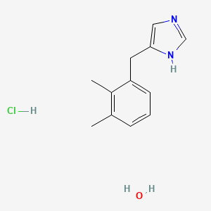 Detomidine hydrochloride monohydrate structure, CAS 90038-00-9