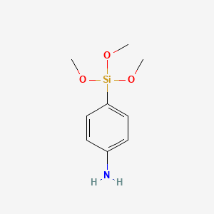 M-AMINOPHENYLTRIMETHOXYSILANE structure, CAS 33976-43-1
