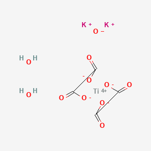 POTASSIUM TITANIUM OXALATE DIHYDRATE structure, CAS 14402-67-6