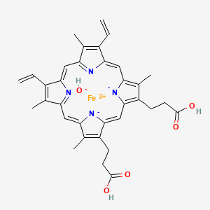 HEMATIN structure, CAS 15489-90-4