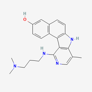 Intoplicine structure, CAS 125974-72-3