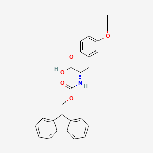 (S)-FMOC-META-TYROSINE O-TERT-BUTYL ETHER structure, CAS 204384-71-4