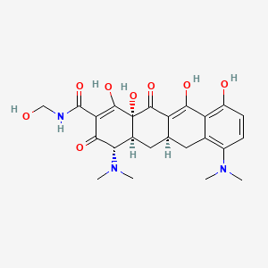 Minocycline N-Hydroxymethyl Impurity structure, CAS 1075240-33-3