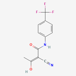 Teriflunomide-E Isomer structure, CAS 214782-56-6