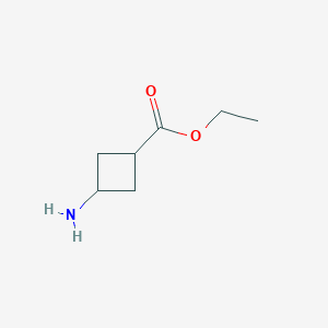 Cyclobutanecarboxylic acid, 3-amino-, ethyl ester (6CI,9CI) structure, CAS 74307-73-6