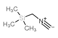 TRIMETHYLSILYLMETHYL ISOCYANIDE structure, CAS 30718-17-3