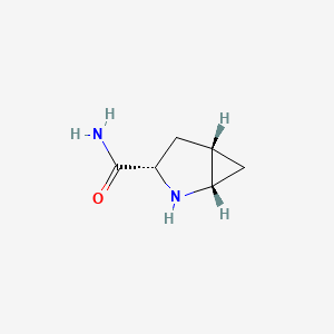 2-Azabicyclo[3.1.0]hexane-3-carboxaMide, (1S,3S,5S)-,MonoMethanesulfonate structure, CAS 709031-45-8