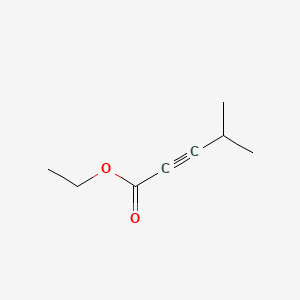 ethyl 4-methylpent-2-ynoate structure, CAS 38491-47-3