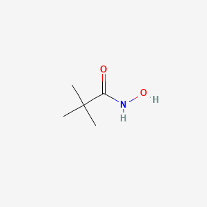 N-hydroxy-2,2-dimethylpropanamide structure, CAS 29740-67-8
