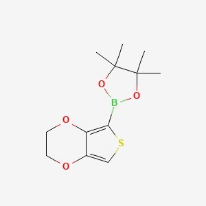 5-(4,4,5,5-TETRAMETHYL-[1,3,2]DIOXABOROLAN-2-YL)-2,3-DIHYDROTHIENO[3,4-B][1,4]DIOXINE structure, CAS 250726-93-3