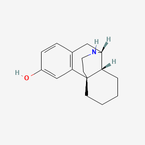 (+)-3-HYDROXYMORPHINAN HYDROBROMIDE structure, CAS 1531-12-0